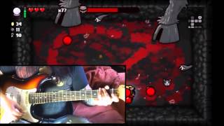 Hericide Satan Fight GUITAR COVER Binding Of Isaac Rebirth [upl. by Aneer]