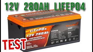 ðŸ”‹âš¡ EnjoyBot Akku Test 12V 280Ah lifepo4 Batterie f Stromspeicher Solaranlage Balkonkraftwerk [upl. by Eldwon246]