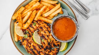 Peri Peri Chicken  Nandos butterfly chicken  How to make peri peri chicken [upl. by Assennav9]