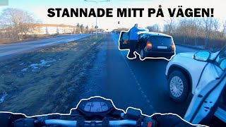 BILEN STANNADE MITT PÅ VÄGEN  MOTOVLOGG 7  GAMBEX [upl. by Mauralia657]