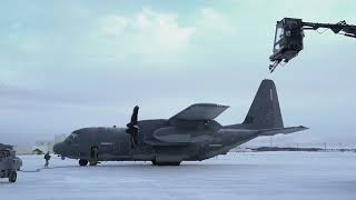 Inside the US Air Force Coldest Base Flying a frozen Boeing C17 Globemaster III [upl. by Eseer]