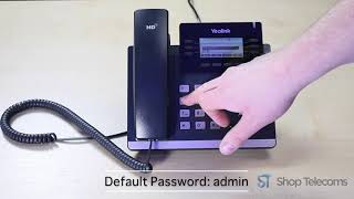 How To Factory Reset A Yealink Desk Phone [upl. by Dilisio877]