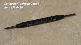 Spring Bar Tool with Gauge [upl. by Fillbert]