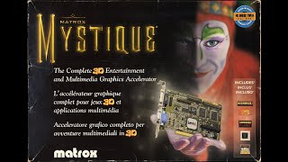 Matrox Mystique 220 PCI 4Mb 22062023 [upl. by Farman604]