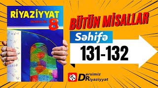 Riyaziyyat 8 ci Sinif Seh 131132 Rasional Tənliklər  dersimiz riyaziyyat [upl. by Mcarthur]