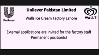 JOBS IN MULTINATIONAL COMPANY UNILEVER PAKISTAN LIMITED PAKISTAN  FREE APPLY  ONLY INTERVIEW [upl. by Buchanan]