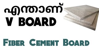 V Board Construction in kerala What is V Board Cement Fiber Board and its components [upl. by Eelyak44]