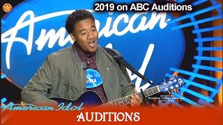 Shawn Robinson “Seeing Is Believing” AWESOME of Atlanta American Idol 2019 Auditions [upl. by Jud]