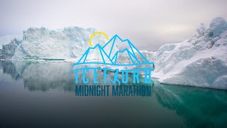 Icefjord Midnight Marathon  Greenland Run under the midnight sun [upl. by Sandler]