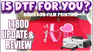 Huge Upgrade To My Small Business  Procolored L1800 DTF Printer  VLOG [upl. by Older]