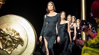 Versace Womens FallWinter 2019  Fashion Show [upl. by Nalim]