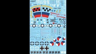 Xtradecal X48179 148 Messerschmitt Me 262 Model Decals [upl. by Atikir14]