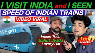 PAKISTANI FAMILY VISIT INDIA  INDIAN TRAIN SYSTEM VS PAK TRAINS  PAKISTANI REACTION ON INDIA [upl. by Adnuhsal]