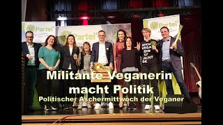 Militante Veganerin macht Politik Raffaela Raab als Gastrednerin bei der VPartei³ [upl. by Imoen]