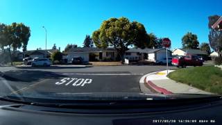 Pleasanton California CA DMV BehindTheWheel driving test practice route 1  part 1 [upl. by Nothsa]