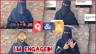 QampA ❤️  YOUTUBE INCOME  Age college name   ENGAGE marriage Date reveal  familyvlog [upl. by Diahann434]