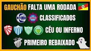 GAUCHÃO  SANTA CRUZ rebaixado  SÃO JOSÉ e CAXIAS classificados [upl. by Nosnevets]