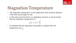 Compressible Flow  Part 2 of 4  Stagnation Temperature [upl. by Curkell170]