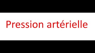 Physiologie cardiaque Pression Arterielle FMPC [upl. by Joost]