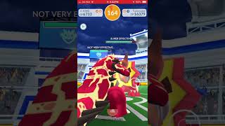 EmberDragon Pulse T3 Turtonator vs Primal Groudon Only No Rejoin Cloudy pokemongo turtonator [upl. by Jehiah]