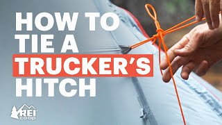 How to Tie a Truckers Hitch [upl. by Annej]