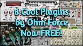 8 Legacy VST Plugins Now FREE Effects amp Instrument by Ohm Force  Music Production Vsts [upl. by Delgado]