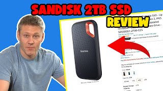 SanDisk 2TB Extreme Portable SSD  Honest Review [upl. by Erehc]