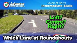 Which Lane At Roundabouts  Learn to drive Intermediate skills [upl. by Arul]