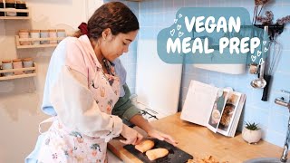 Meal Prep in 90 Minuten  Vegane einfache und gesunde Rezepte  2024 [upl. by Eyoj]