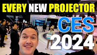 CES Projector News  Every New Projector at CES 2024 [upl. by Litnahc]