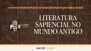 2ª Semana do MAB  A influência do conceito de felicidade da poesia grega na literatura judaica [upl. by Meeka]