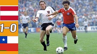 Austria 1 x 0 Chile ●1982 World Cup Extended Goals amp Highlights HD 1080 [upl. by Sells446]