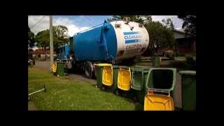 Parramatta Council Garbage Collection Transpacific Industries [upl. by Latreece]