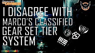 Why I Disagree With MarcoStyles Classified Gear Tier List [upl. by Aynahs154]