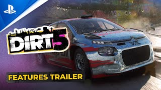 Dirt 5  Official Features Trailer  PS4 PS5 [upl. by Yanehc]