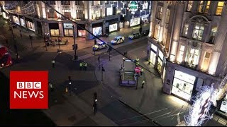 Oxford Circus Incident Shops evacuated around Oxford Circus Tube station  BBC News [upl. by Eirene]