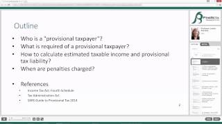 Provisional Tax and Penalties [upl. by Cord]