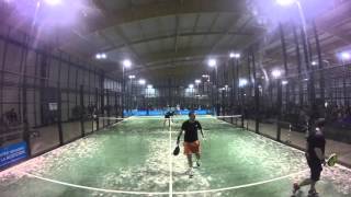 TROFEO LA HACIENDA  2ª PRUEBA DE PADEL 2016CAPITANISANZvsORDOÑEZSANTOS 1ºFINAL [upl. by Ybbed]