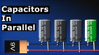 Capacitors in Parallel  calculations electronics engineering [upl. by Allianora]