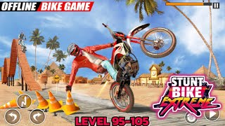 Stunt Bike Extreme Gameplay  Hard Levels 95105 [upl. by Aehr]