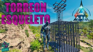 COMO HACER TORREON ESQUELETO EN ARK ASCENDED NUEVO META EL MEJOR TOWER [upl. by Manouch]