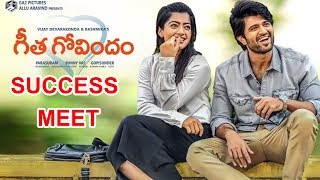 Geetha Govindam Movie Success Meet Full Video  Vijay Devarakonda  Volga Videos  2018 [upl. by Ahsinrev]