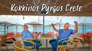 Kokkinos Pyrgos Crete walking tour 4K Greece 2022 [upl. by Notaes]