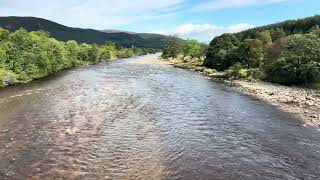 Downstream  River Dee Ballater Bridge [upl. by Ching]