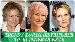 Trendy korthårsfrisurer til kvinder over 60 [upl. by Norak398]