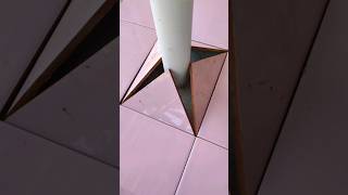 how to install floor tiles that block pipes [upl. by Schlosser]