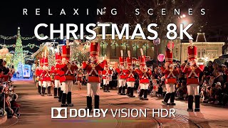 Disneyland Christmas Parade 8K Dolby Vision HDR  Night Time Lights Edition Full Show [upl. by Heffron778]