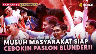 COKI TRETAN amp ADRI BERHASIL CEBOKIN PASLON BLUNDER DUSTIN JADI MODERATOR  KAMPANYE TANDINGAN ACT 2 [upl. by Nonez]