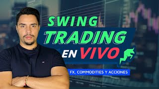 🔴 Trading En Vivo Forex Commodities Acciones Swing Trading [upl. by Tayib]