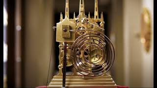 Litchfield Cathedral Skeleton Clock by Evans of Handsworth [upl. by Tom]